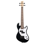 Kala UBASS-SB-BK-FS Solid Body 4-String Black Fretted U-BASS