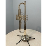 Used Carolbrass CTR-5000L-YST-S Bb Trumpet, Silver