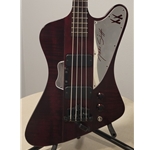 Used Gibson Nikki Sixx Signature Thunderbird Electric Bass Guitar, Black Cherry