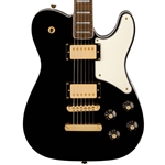 Squier Limited Edition Paranormal Troublemaker Telecaster Deluxe Electric Guitar, Black