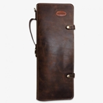 Ahead ALSCBR Brown Handmade Leather Stick Case with Drum Key Holder