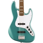 Squier Affinity Series Active Jazz Electric Bass Guitar, Mystic Sea Foam Green