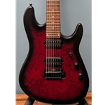 Used Sterling by Music Man Jason Richardson Cutlass 7-String Electric Guitar, Dark Scarlet Burst