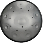 Amahi SD10SG 24" 10 Note Handpan, D minor, Silver Gray