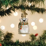 Old World 85253 Mini Polar Bear Ornament