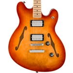 Squier Affinity Series Starcaster Deluxe Electric Guitar, Sienna Sunburst