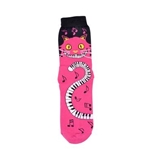 Aim MUSO1 Cat Piano Keys Tail Ladies Magenta Socks