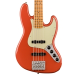 Fender Player Plus Active Jazz Bass V Electric Bass Guitar, Fiesta Red