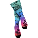 Aim MUSO3 Wavy Staff Sublimation Purple Blue Socks