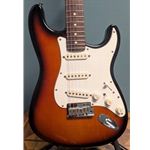 Used Fender 1996 American Standard Stratocaster Electric Guitar, Brown Sunburst