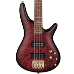 Ibanez SR300EDX 4-String Electric Bass Guitar, Wine Red Frozen