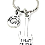 Chubby Chico Charms CH05649 I Play Guitar Key Chain