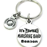 Chubby Chico Charms CH08275 It's Marching Band Season Key Chain
