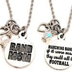 Chubby Chico Charms CH08276 Band Mom Set of 2 Rope Chain Necklaces