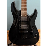Used Schecter C-1 Electric Guitar, Gloss Black