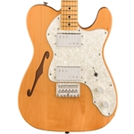 Squier Classic Vibe '70s Telecaster Thinline Electric Guitar, Maple Fingerboard, Natural