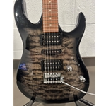 Used Ibanez Gio HSH Electric Guitar, Trans Black