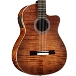 Cordoba Fusion 12 Acoustic Nylon String Guitar with Electronics, Cinnamon Burst