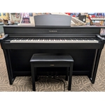 Used Yamaha CLP-735B Clavinova Digital Piano, Matte Black