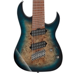 Ibanez RGMS8PB 8-String Electric Guitar, Cosmic Blue Starburst