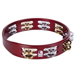 Toca TCT10-RR 10" 8 Double Row, Matte Racing Red Tambourine