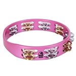 Toca TCT10-PH 10" 8 Double Row, Matte Pink Haze Tambourine