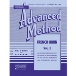 RUBANK ADVANCED METHOD - FRENCH HORN IN F OR E-FLAT, VOL. 2