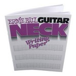 Ernie Ball Guitar Neck Writing Paper Book