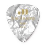 Dunlop 483P04TH Celluloid Guitar Pick, Thin, 12 Pack, White Pearl