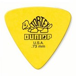 Dunlop 431P.73 Tortex Triangle Guitar Picks, .73mm Yellow 6 Pack