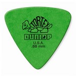 Dunlop 431P.88 Tortex Triangle Guitar Picks, .88mm Green 6 Pack