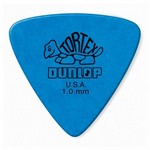Dunlop 431P1.0 Tortex Triangle Guitar Picks, 1.0mm Blue 6 Pack