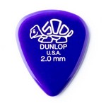 Dunlop 41P2.0 Delrin 500 Guitar Pick, 2.0MM, 12 Pack
