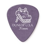 Dunlop 417P.71 Gator Grip Standard Guitar Pick, .71mm Purple 12 Pack