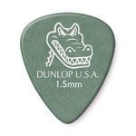 Dunlop 417P1.50 Gator Grip Standard Guitar Pick, 1.50mm Green 12 Pack