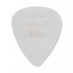 Dunlop 44P.38 Nylon Standard Guitar Pick, .38mm White 12 Pack