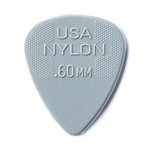 Dunlop 44P.60 Nylon Standard Guitar Pick, .60mm Lt Grey 12 Pack