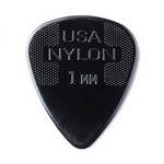 Dunlop 44P1.0 Nylon Standard Guitar Pick, 1.0mm Black 12 Pack