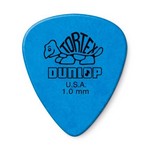 Dunlop 418P1.0 Tortex Standard Guitar Pick, 1.0mm Blue 12 Pack