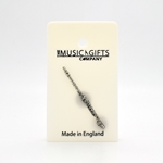 Music Gift M16 Pewter Flute Pin