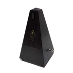 Wittner 845161 Standard Metronome with Plastic Ebony Grain Body and No Bell