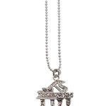 Aim N493 Large Piano Crystal Necklace