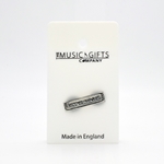 Music Gift MGM17 Pewter Pin - Harmonica