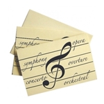 Music Gift BS04 Note Cards- Classical Pieces