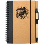 Aim AIM48903 Recycled Music Notes Notebook with Pen