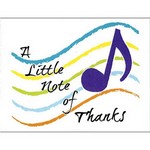 Aim AIM51725 Note Cards - Note Of Thanks (4.25 X 5.5) 8/box