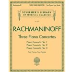 Three Piano Concertos: Nos. 1, 2, and 3 Schirmer's Library of Musical Classics, Vol. 2087 2 Pianos,s