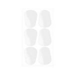 Pro Tec MCL4C Large Mouthpiece Cushions, Clear, 6-Pack