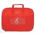 Aim AIM9613 Red G-Clef Briefcase