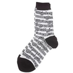 Aim AIM10004 Sheet Music Woman Socks